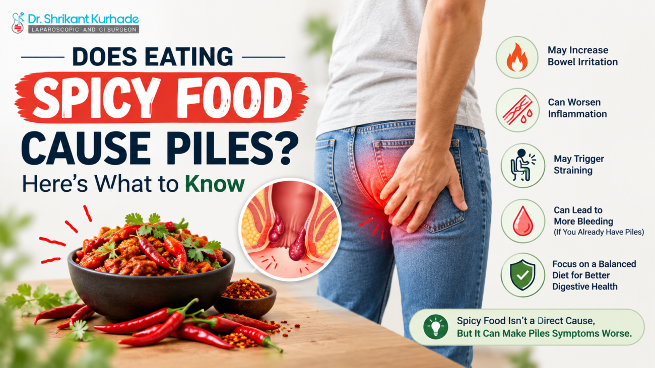does spicy food cause piles