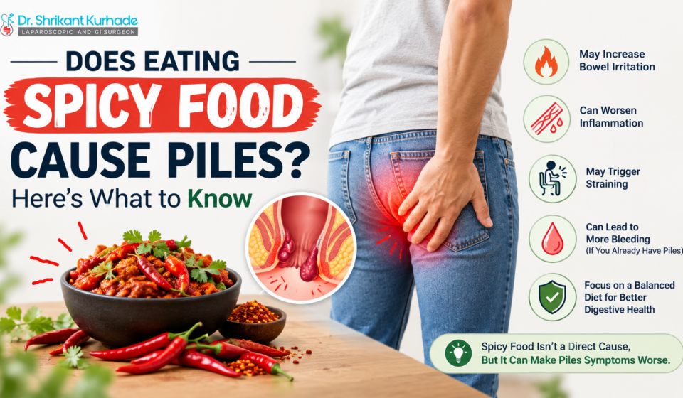 does spicy food cause piles